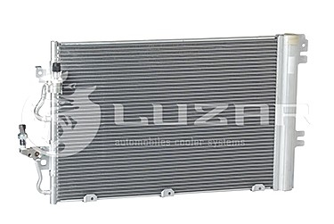 LRAC 2129 LUZAR Радиатор кондиционера Astra H (04-) 1.6i/1.8i МКПП/АКПП (LRAC 2129) Luzar