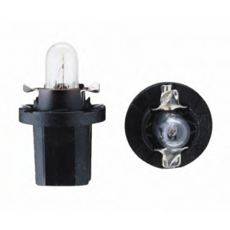 12598CP PHILIPS Лампа розжарювання BAX8,5d/2Black12V 1.2W BAX8,5d/2 black (вир-во Philips)