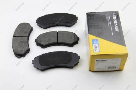 BP3001 BREMSI Тормозные колодки перед. Mitsubishi Grandis 04-11/Pajero 90- (sumitomo)