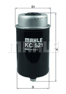 KC521 MAHLE Фильтр топливный LR RANGE ROVER III, IV 4.4 TD 10- (пр-во KNECHT-MAHLE)