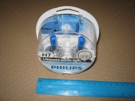 12972DVS2 PHILIPS Лампа розжарювання H7 12V 55W PX26d Diamond Vision 5000K (вир-во Philips)