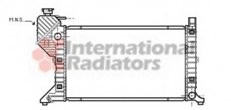30002183 Van Wezel Радиатор охлаждения MERCEDES SPRINTER W 901-905 (95-) (пр-во Van Wezel)