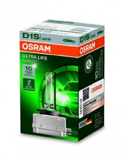 66140ULT OSRAM Лампа ксеноновая D1S XENARC ULTRALIFE 85В, 35Вт, PK32d-2 (пр-во OSRAM)