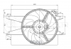 LFK 1031 LUZAR Э/вентилятор охл. с кожухом Fiesta (01-)/Fusion (02-) (LFK 1031) Luzar (фото 2)