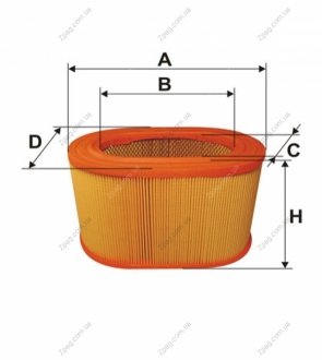 WA6019 WIXFILTRON Фильтр воздушный MITSUBISHI GALANT WA6019/AE333/1 (пр-во WIX-Filtron)