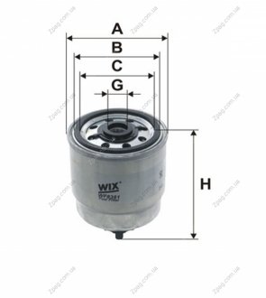 WF8361 WIXFILTRON Фильтр топливный Hyundai Accent II, Getz, Matrix (пр-во Wix-Filtron)