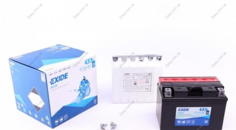 ET12A-BS Exide Акумулятор 9,5Ah-12v Exide AGM (ET12A-BS) (150х87х105) L, EN130