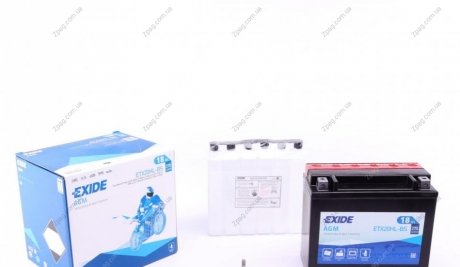 ETX20HL-BS Exide Аккумулятор 18Ah-12v Exide AGM (ETX20HL-BS) (175х87х155) R, EN270