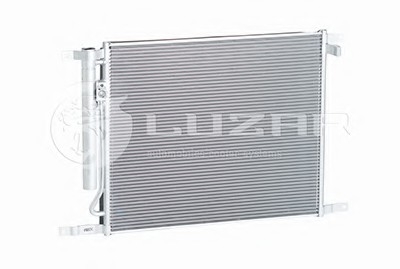 LRAC 0581 LUZAR Радиатор кондиционера Авео/T255 (08-) с ресивером (LRAC 0581) ЛУЗАР