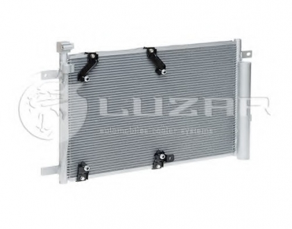LRAC 01272 LUZAR Радиатор кондиционера 2170 PANASONIC с ресивером (LRAC 01272) ЛУЗАР