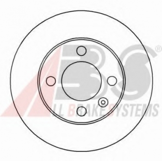 16541 A.B.S  Диск тормозной SEAT/VW AROSA/LUPO/POLO передн. вент. (пр-во ABS)