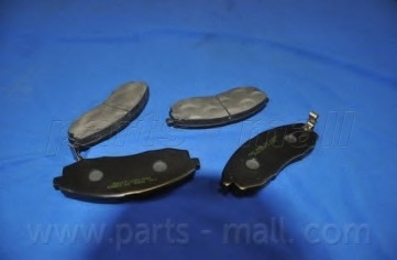 PKA-007 PARTS MALL  Колодка торм. диск. HYUNDAI LIBERO(-OCT 2006) (пр-во PARTS-MALL)