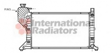 30002300 Van Wezel Радиатор охлаждения двигателя MB SPRINTER ALL MT 00- (Van Wezel)