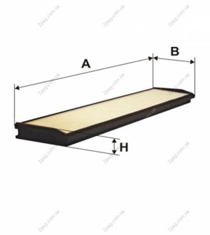 WP9332 WIXFILTRON Фільтр салону MB E-KLASSE (124) 93-97 (2шт.) (вир-во WIX-FILTERS)