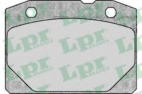 05P127 LPR Колодка торм. LADA 1200-1600 -84, 2101-2107 передн. (пр-во LPR)