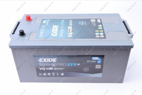 ЕЕ2353 Exide Аккумулятор 235Ah-12v Exide Strong PRO (518х279х240),L,EN1200