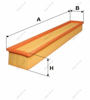 WA6680 WIXFILTRON Фильтр воздушный MERCEDES C WA6680/AP035/2 (пр-во WIX-Filtron)