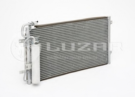 LRAC 0127 LUZAR Радиатор кондиционера 2170 HALLA с ресивером (LRAC 0127) ЛУЗАР
