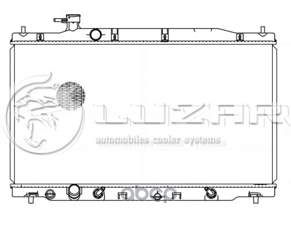 LRc 231ZA LUZAR Радіатор охлаждения CRV 2.4 (06-) АКПП/МКПП (LRc 231ZA) Luzar