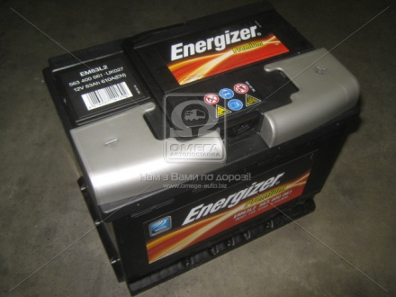 563 400 061 Energizer Аккумулятор 63Ah-12v Energizer Prem.(242х175х190), R,EN610