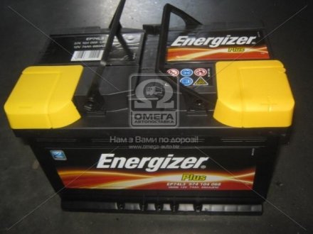 574 104 068 Energizer Аккумулятор 74Ah-12v Energizer Plus (278х175х190), R,EN680