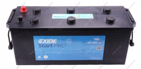 EG1403 Exide Акумулятор 140Ah-12v Exide Start PRO (513х189х223), полярність зворотна (3), EN800