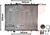 40002189 Van Wezel Радиатор охлаждения P206 11/14/16 MT/AT -AC(пр-во Van Wezel) (фото 1)