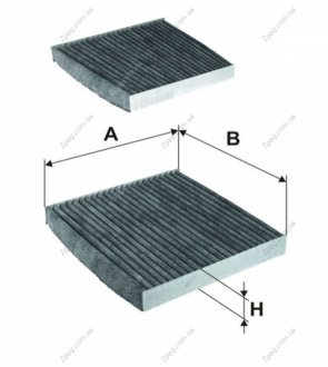 WP2077 WIXFILTRON Фильтр салона BMW X3 10- угольный (2шт.) (пр-во WIX-FILTERS)