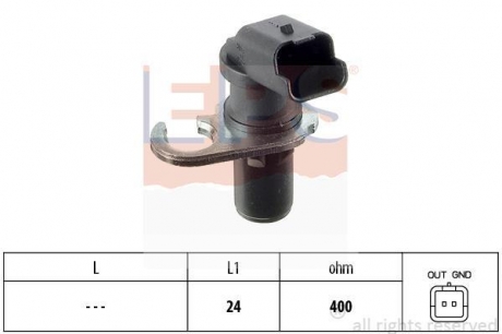Датчик оборотов коленвала Ducato/Boxer 2.0/2.2HDI (DW10/12) 1 953 260