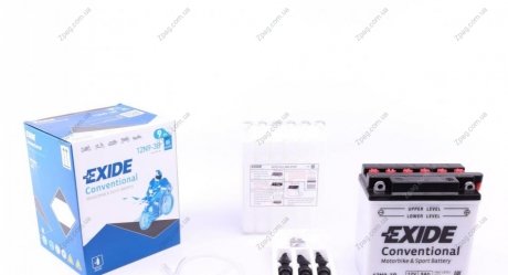 12N9-3B Exide Аккумулятор 9Ah-12v Exide (12N9-3B) (135х75х139) R, EN85