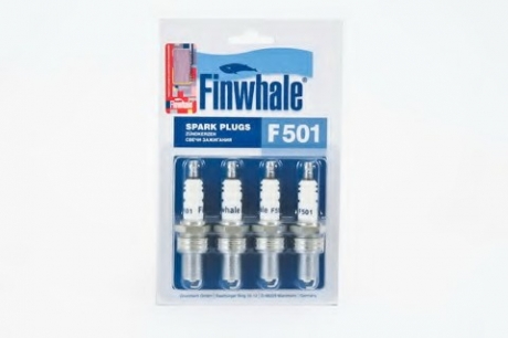 F501 FINWHALE Свеча зажигания ВАЗ 2101-2107 (компл.4 шт) (пр-во FINWHALE)