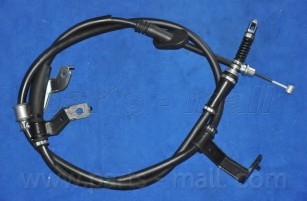 PTA-519 PARTS MALL  Трос ручного тормоза HYUNDAI Tucson лев. (пр-во PARTS-MALL)