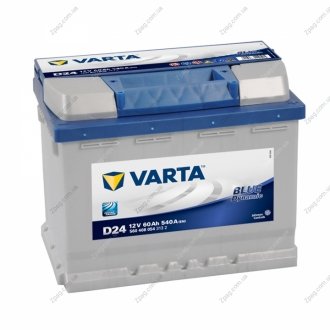 560 408 054 Varta Аккумулятор 60Ah-12v VARTA BD(D24) (242х175х190),R,EN540