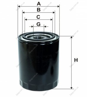 WL7245 WIXFILTRON Фільтр масляний двигуна WL7245/OP657 (вир-во WIX-FILTERS)