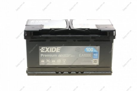 EA1000 Exide Акумулятор 100Ah-12v Exide PREMIUM (353х175х190), R, EN900