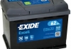 EB620 Exide Аккумулятор 62Ah-12v Exide EXCELL(242х175х190),R,EN540 (фото 1)