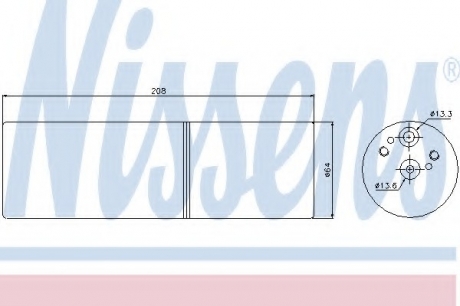 95231 Nissens Осушувач кондиціонера
