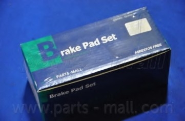 PKA-021 PARTS MALL  Колодка торм. диск. HYUNDAI AVANTE XD (пр-во PARTS-MALL)