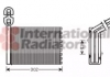 58006201 Van Wezel Радиатор отопителя SHARAN/GALAXY/ALH LHD 95- (Van Wezel) (фото 2)