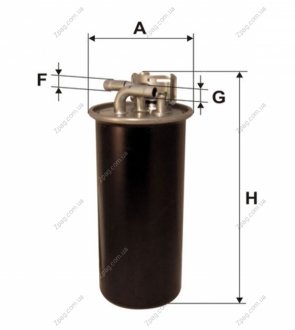 WF8382 WIXFILTRON Фильтр топл. AUDI A6 WF8382/PP986/2 (пр-во WIX-Filtron)