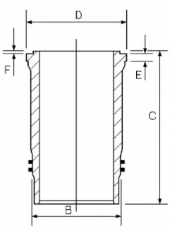 14-450850-00 Goetze  Гільза циліндра