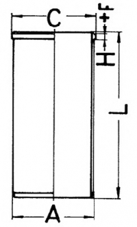 89734190 Kolbenschmidt  Гільза