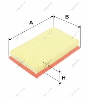 WA6707 WIXFILTRON Фільтр повітряний OPEL WA6707/AP190 (вир-во WIX-FILTERS)