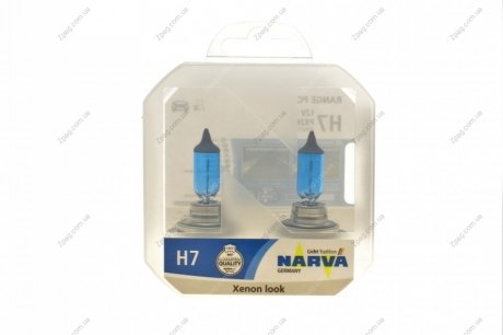 486072100 NARVA К-кт автоламп H7 RPW 12V NARVA 55W PX26d (White 4500K)