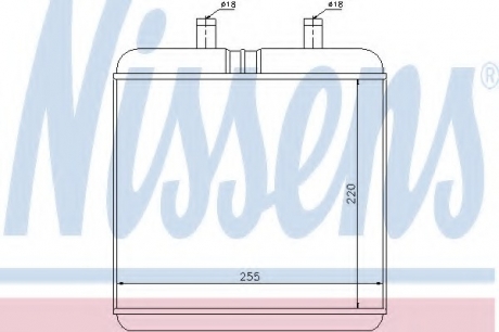 71810 Nissens Радіатор опалення