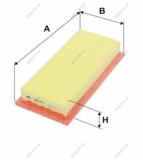 WA6271 WIXFILTRON Фильтр воздушный AP095/WA6271 (пр-во WIX-Filtron UA)