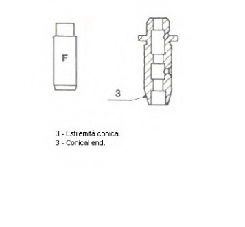01-2298 Metelli Направляющая клапана IN PSA XU5/XU9 (пр-во Metelli)