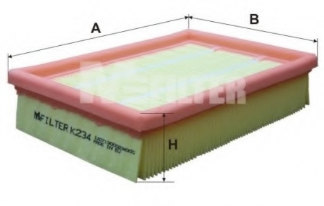 K234 MFILTER Фільтр повітряний