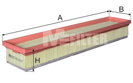 K797 MFILTER Фильтр воздушный CITROEN, PEUGEOT (пр-во M-filter)