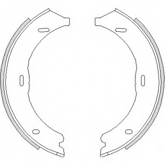 4745.00 REMSA Колодки гальмівні барабанні